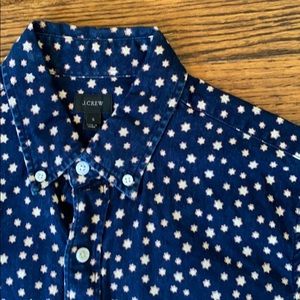 Jcrew SS Button Down - Japanese Indigo Dye